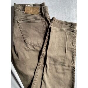 Todd Snyder Mens Stretch 5-Pocket Chino Pants Olive Green 30x32